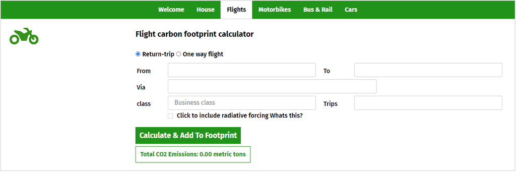 Understanding and Reducing the Carbon Footprint of Flights in Florida